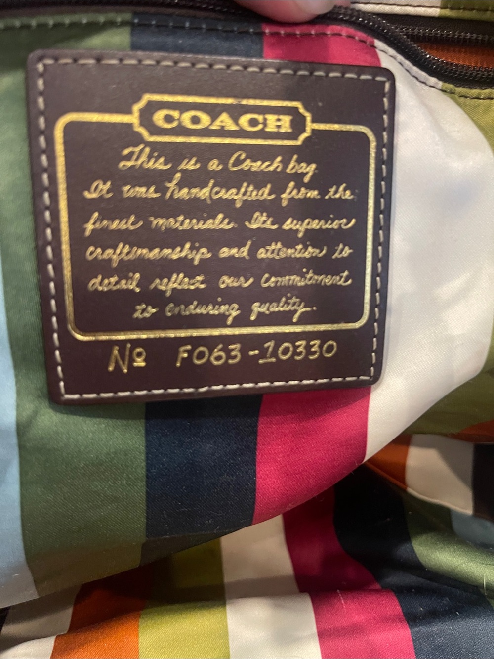 Coach Ltd Ed. 65th Anniversary white leather Mandy Courier Satchel 10330 Bag - Picture 8 of 12